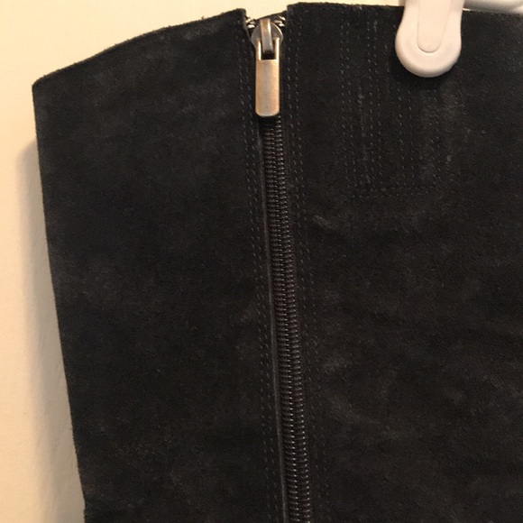 🥾 Navy Blue Swede Boots WB12 - Picture 3 of 4